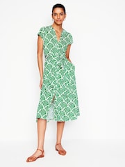 Boden Green Sara Jersey Shirt Dress - Image 4 of 5
