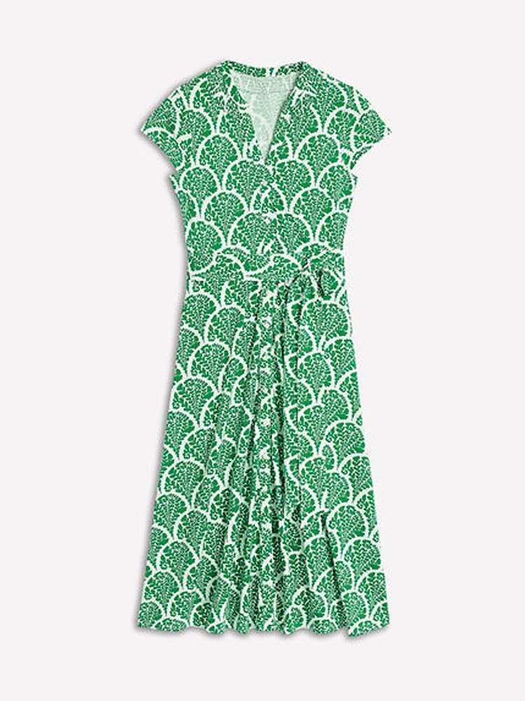 Boden Green Sara Jersey Shirt Dress - Image 5 of 5
