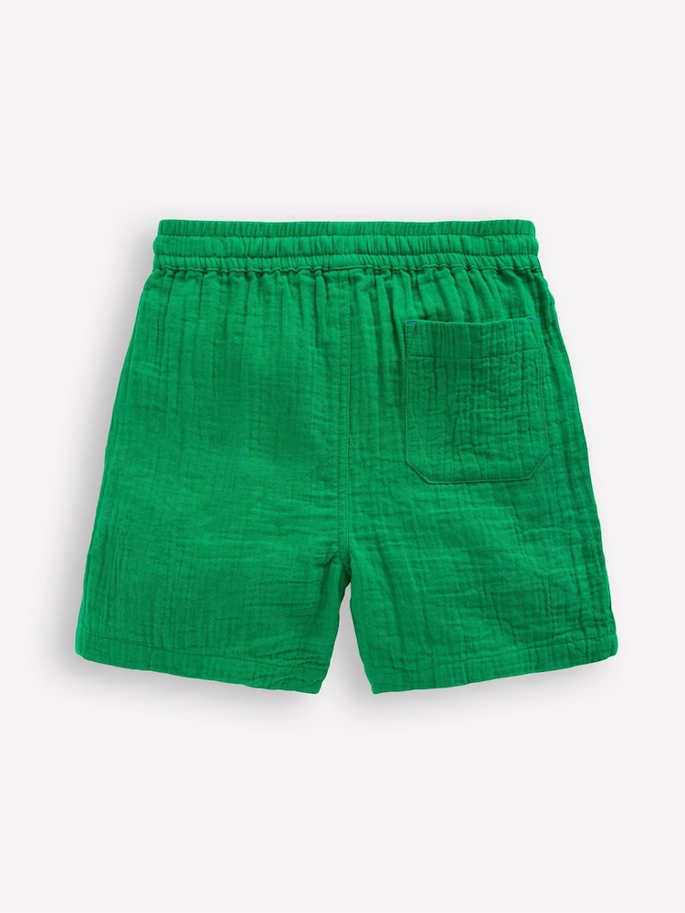Boden Green Double Cloth Shorts - Image 2 of 3