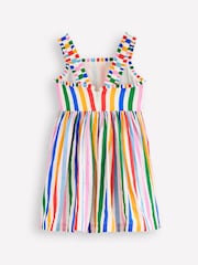Boden Multi Luna Frill Strap Woven 100% Cotton Dress - Image 2 of 3