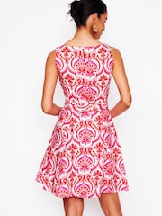 Boden Red Anya Sleeveless Dress - Image 3 of 5