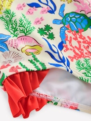 Boden Blue Coral Reef Pretty Cross-Back Swimsuit - Image 4 of 4