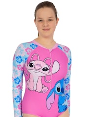 Character Pink Disney Lilo And Stitch & Angel Swimsuit - Image 5 of 12