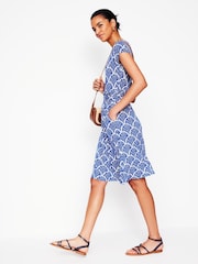 Boden Blue Amelie Jersey Dress - Image 1 of 5