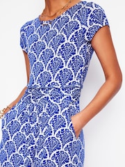 Boden Blue Amelie Jersey Dress - Image 4 of 5