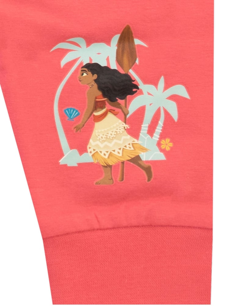 Character Pink Snuggle Fit Disney Moana Peppermint Pyjamas - Image 5 of 5 Character Pink Snuggle Fit Disney Moana Peppermint Pyjamas - Image 5 of 5