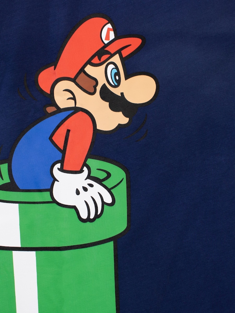 Character Green Super Mario Gaming 100% Cotton T-Shirt and Short Set - Image 6 of 6