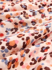 GapStudio Pink Print Print V-Neck Slip Mini Dress - Image 6 of 6