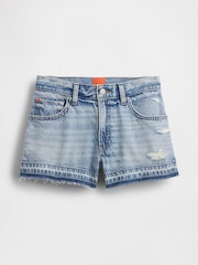 GapStudio Blue Low Rise Stride Denim Shorts - Image 8 of 8