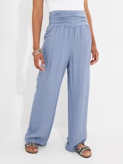 Joe Browns Blue Relaxed Fit Breezy Beach Trousers - Image 1 of 5