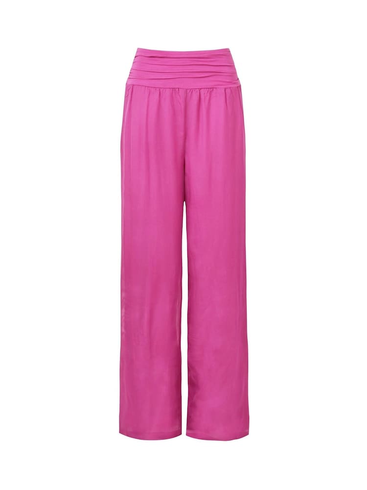 Joe Browns Pink Relaxed Fit Breezy Beach Trousers - Image 7 of 7
