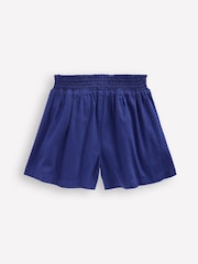 Boden Blue Embroidered Pull-On Shorts - Image 2 of 3