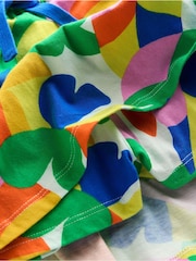 Boden Green Tiered 100% Cotton Jersey Skirt - Image 4 of 5