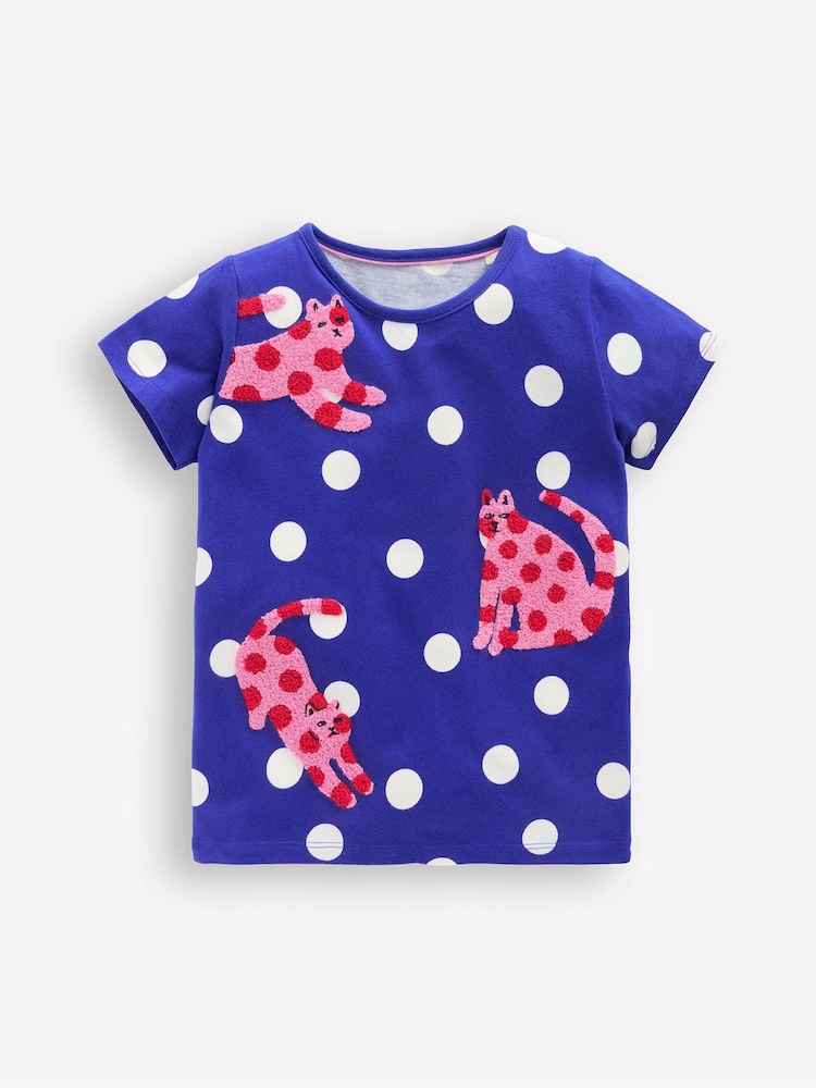 Boden Blue Bay Boucle T-Shirt - Image 1 of 3