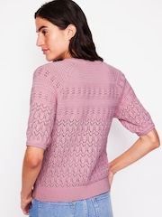 Boden jopica iz 100% bombaža z okroglim ovratnikom Elodie Stitch - Slika 3 iz 7