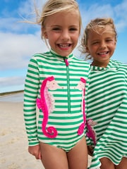 Boden Green Long Sleeved Swimsuit - Image 1 of 4