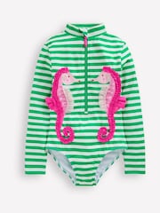 Boden Green Long Sleeved Swimsuit - Image 2 of 4