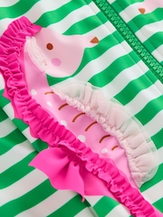 Boden Green Long Sleeved Swimsuit - Image 4 of 4