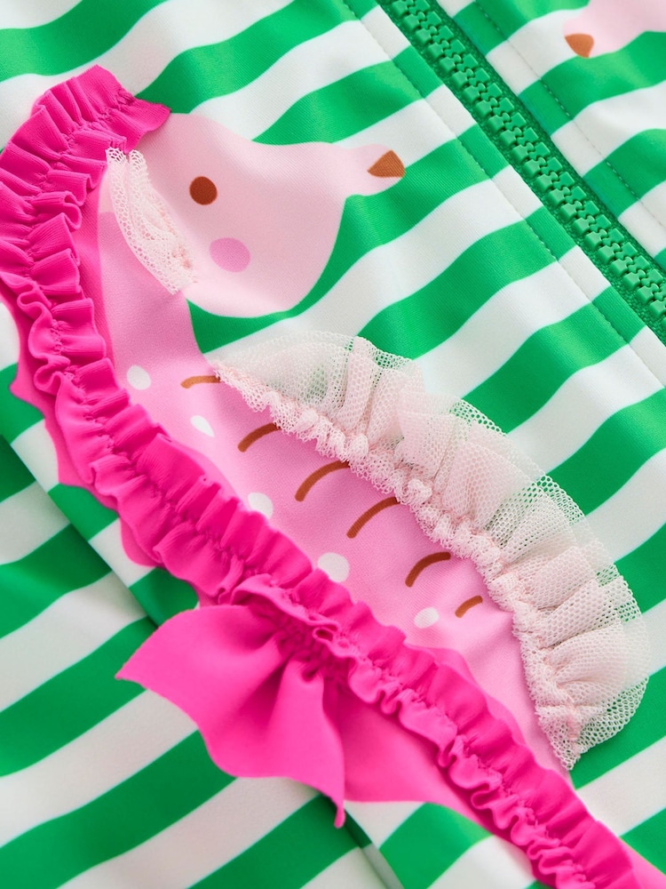 Boden Green Long Sleeved Swimsuit - Image 4 of 4