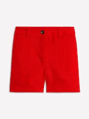 Boden Red Westbourne 100% Linen Shorts - Image 5 of 5