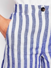 Boden Blue Westbourne 100% Linen Shorts - Image 3 of 5