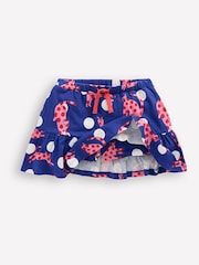 Boden Blue Tiered 100% Cotton Jersey Skirt - Image 3 of 4