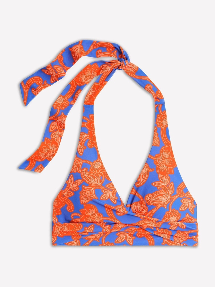 Boden Orange Levanzo Halter Bikini Top - Image 5 of 6