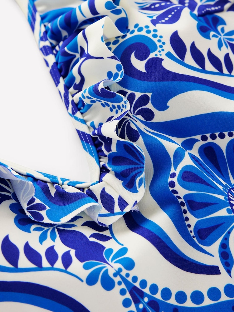Boden Blue Evia Ruffle Swimsuit - Image 7 of 7