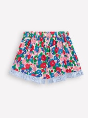 Boden Pink Wrap Frill 100% Cotton Skort - Image 3 of 4
