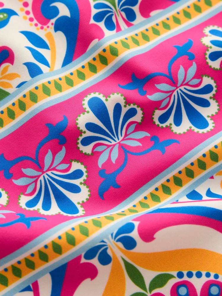 Boden Pink Paros Bandeau Swimsuit - Image 7 of 7