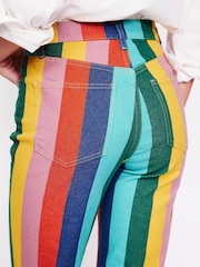 Boden Multi High Rise Stripe Jeans - Image 4 of 6