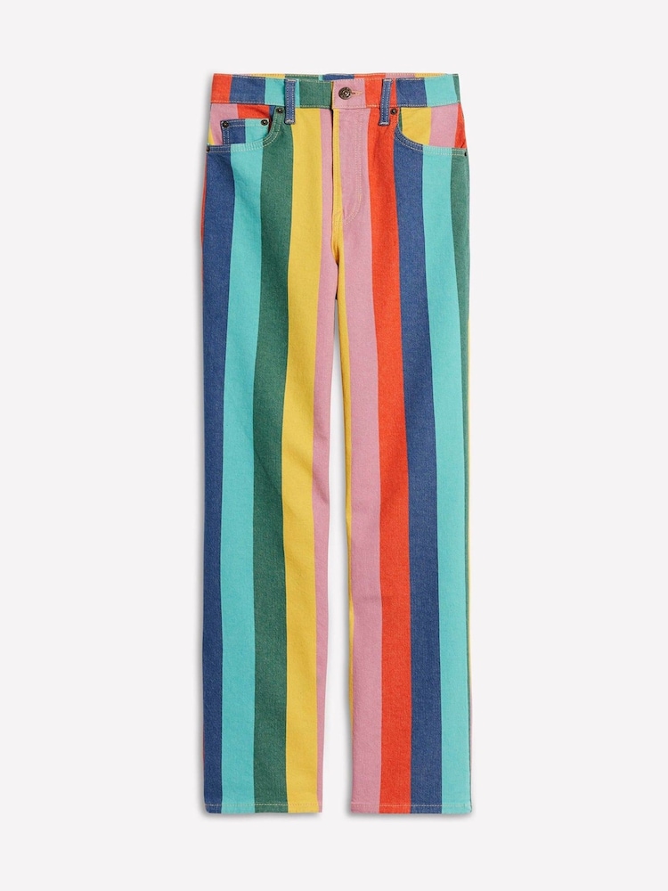 Boden Multi High Rise Stripe Jeans - Image 6 of 6