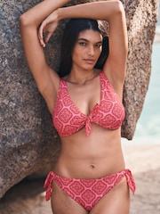 Boden Pink Tie Side Bikini Bottoms - Image 1 of 7