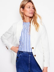 Boden White Stamford Blazer - Image 2 of 8