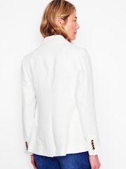 Boden White Stamford Blazer - Image 4 of 8