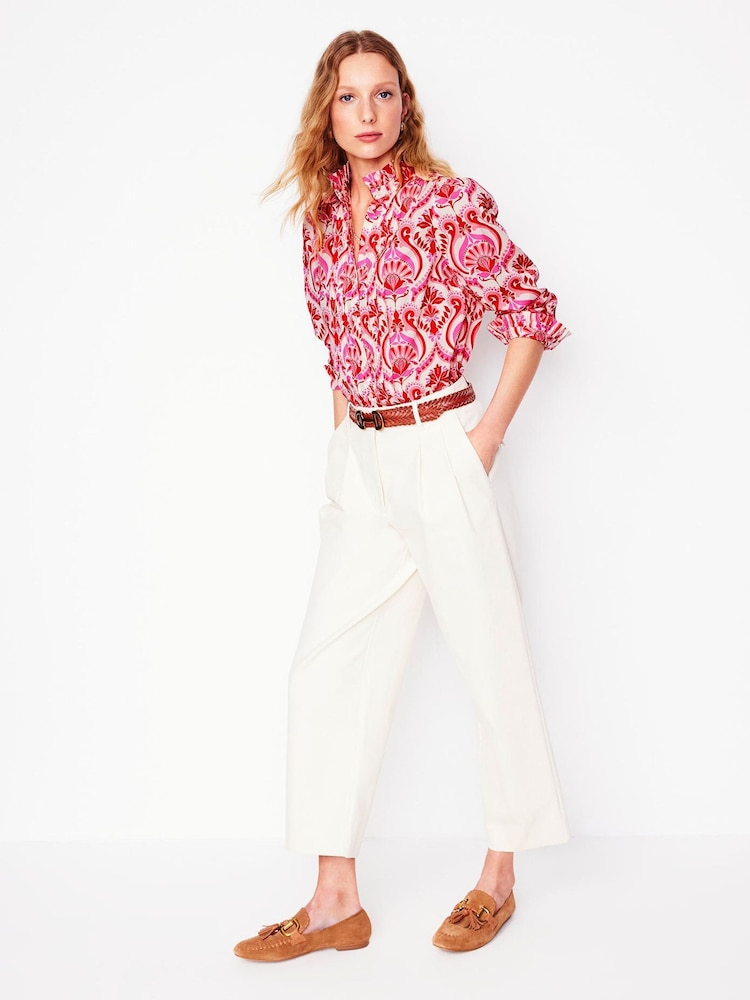 Boden Pink Felicity 100% Cotton Blouse - Image 2 of 7
