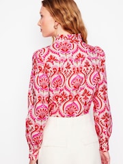 Boden Pink Felicity 100% Cotton Blouse - Image 3 of 7