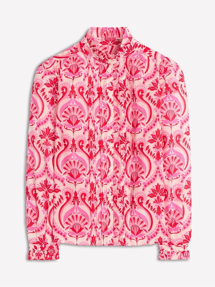 Boden Pink Felicity 100% Cotton Blouse - Image 7 of 7