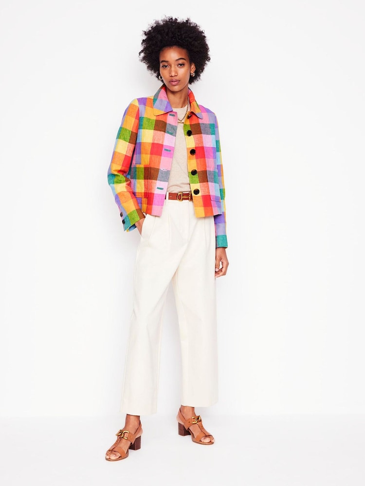 Boden Green Gingham Knightsbridge Jacket - Image 7 of 8