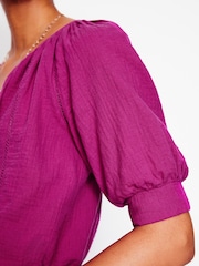 Boden Trim Insert Double Cloth 100% Cotton Top - Imagen 2 de 5