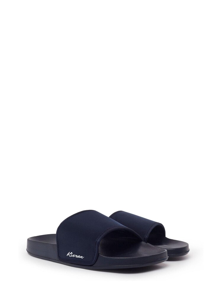 Personalised Mens Sliders by Stitch Style - Image 1 of 4