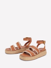 Boden Brown Chunky Flatform Sandals - Image 3 of 5