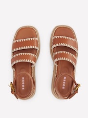 Boden Brown Chunky Flatform Sandals - Image 4 of 5