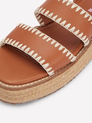 Boden Brown Chunky Flatform Sandals - Image 5 of 5