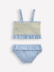 Boden Blue/Khaki Pretty Peplum Bikini - Image 2 of 4