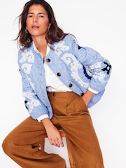 Boden Blue Chelsea Embroidered Jacket - Image 1 of 7