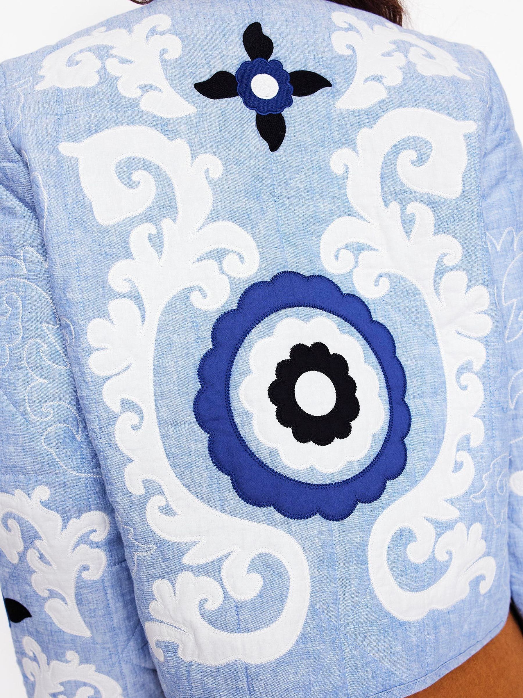 Buy Boden Blue Chelsea Embroidered Jacket from Next USA