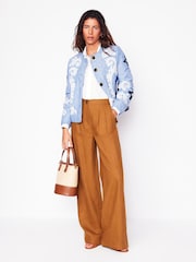 Boden Blue Chelsea Embroidered Jacket - Image 6 of 7