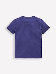 Boden Blue Superstitch 100% Cotton T-Shirt - Image 3 of 4
