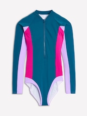 Boden Sporty Raglan Sleeve Swimsuit - Image 5 of 6